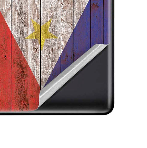 Philippines Flag Dark Wood Google Pixel 6 Skin